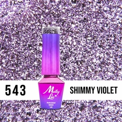 Shimmy Violet No. 543, Luxury Glam, Molly Lac